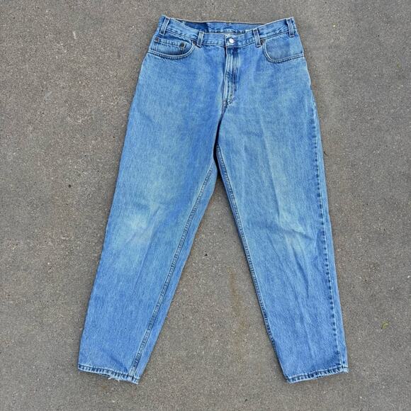 Vintage Y2K Levi’s 560 Loose Fit Tapered Leg Blue Denim Jeans 36x32 - Picture 3 of 11
